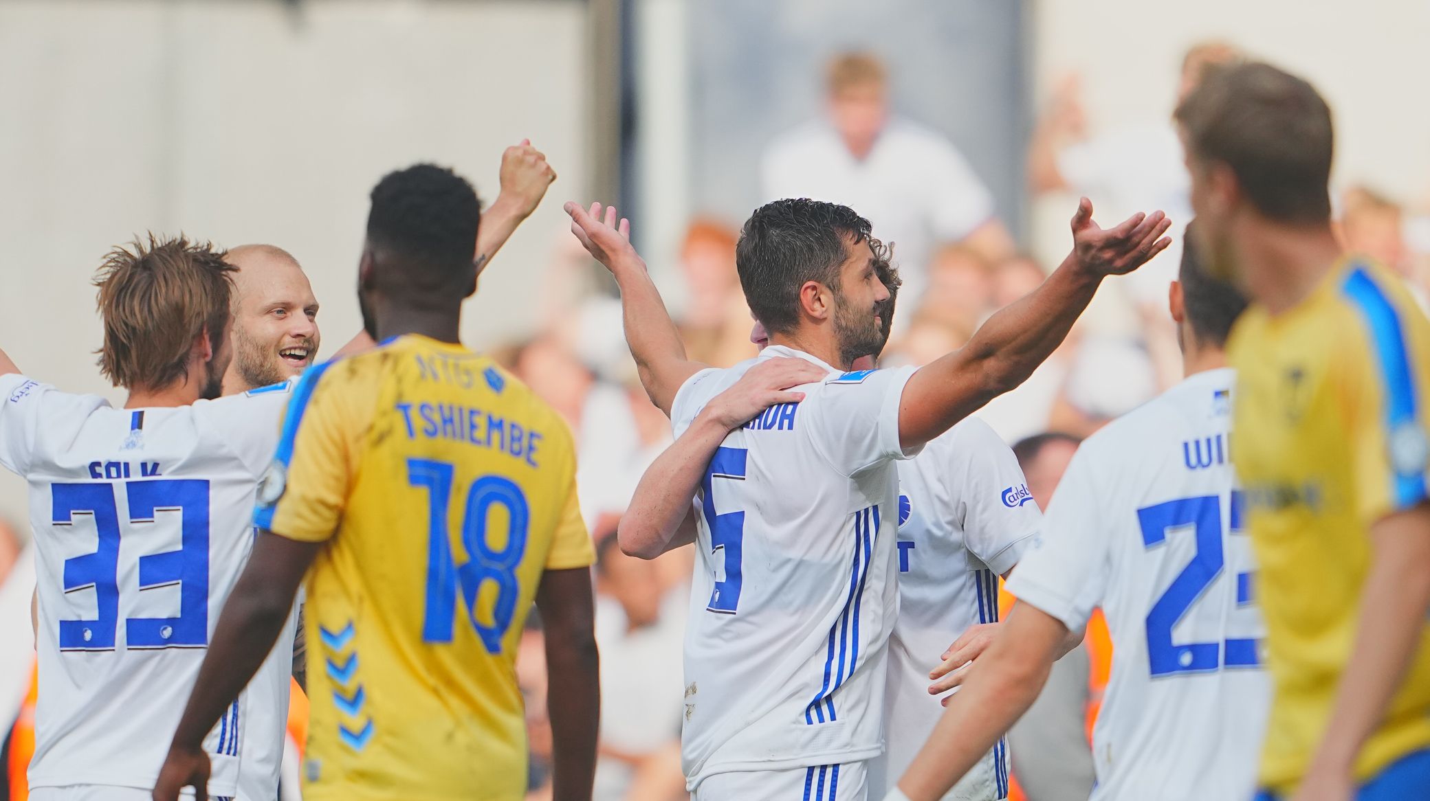 Jubel efter scoring Jubel efter scoring