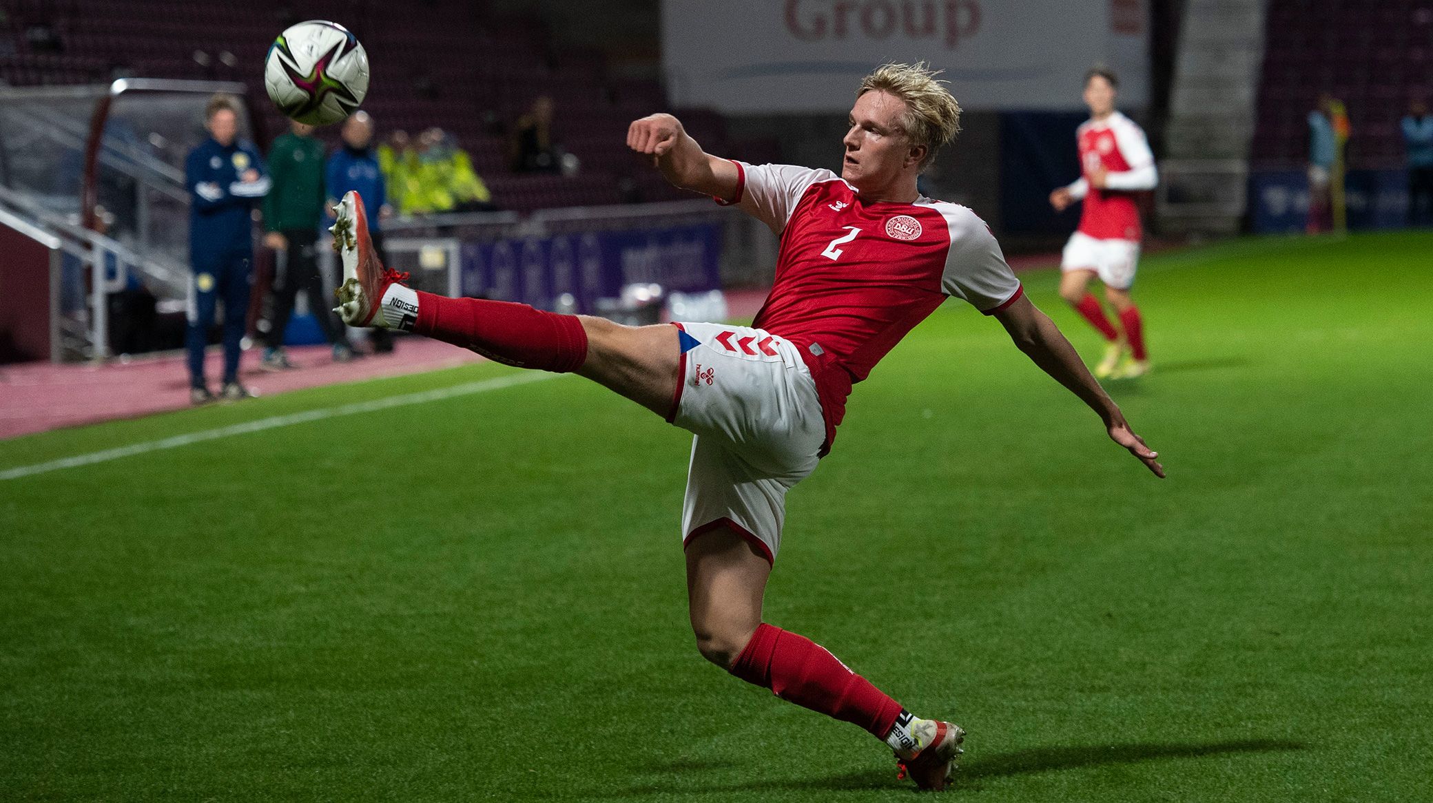 Victor Kristiansen på U21-landsholdet