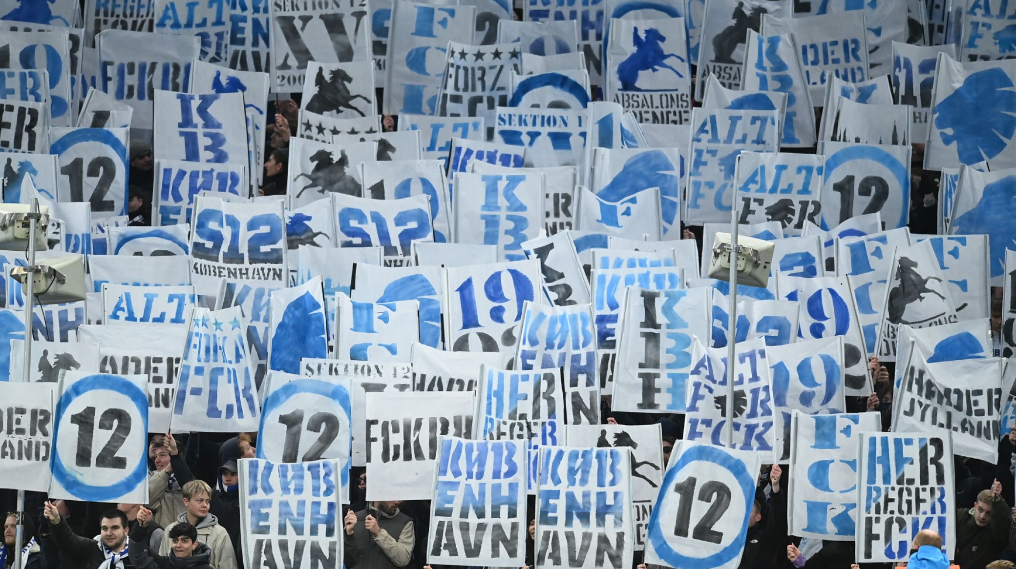 Tifo på Sektion 12 Tifo på Sektion 12