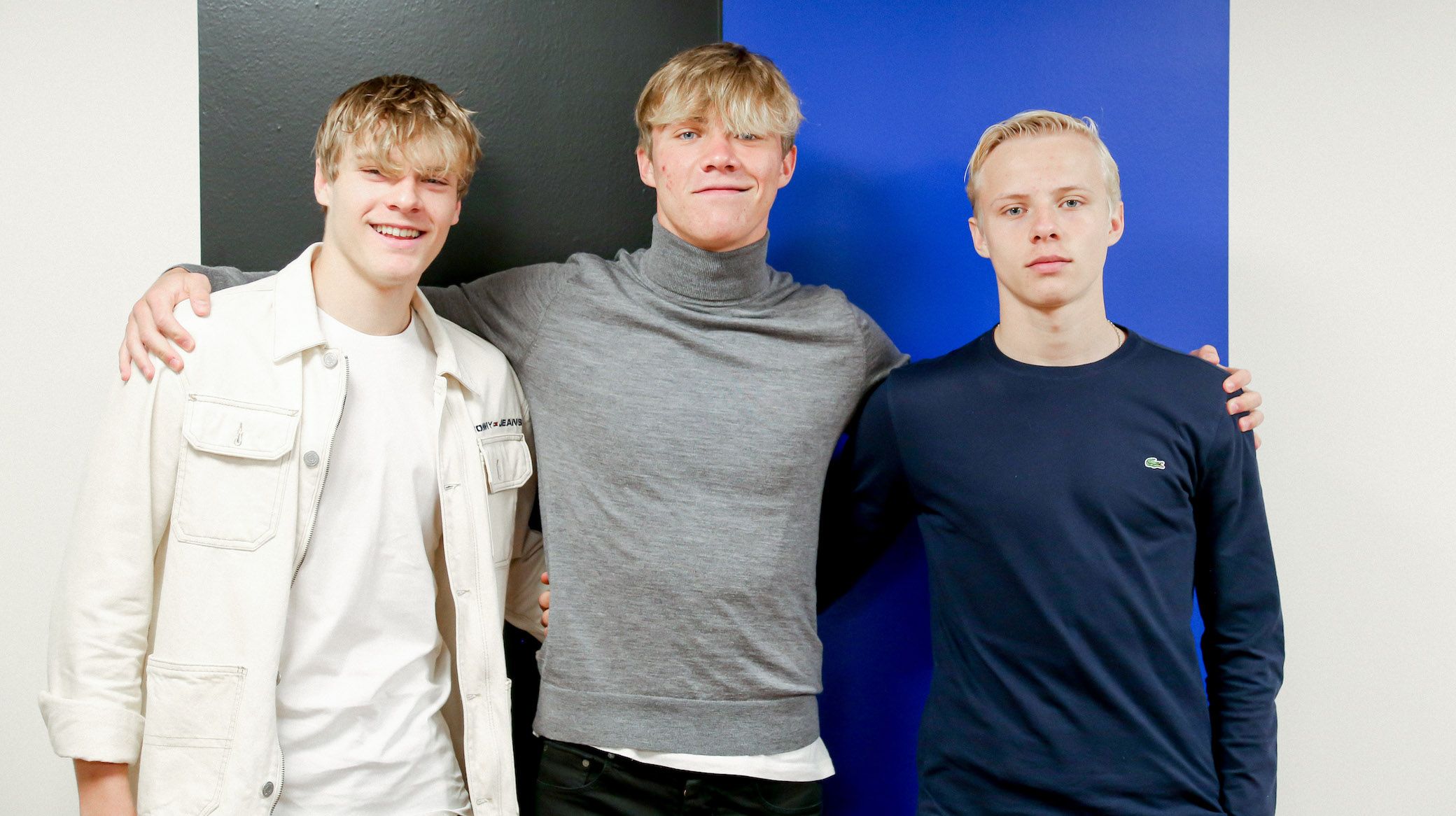 Emil, Rasmus og Oscar Højlund Emil, Rasmus og Oscar Højlund.
