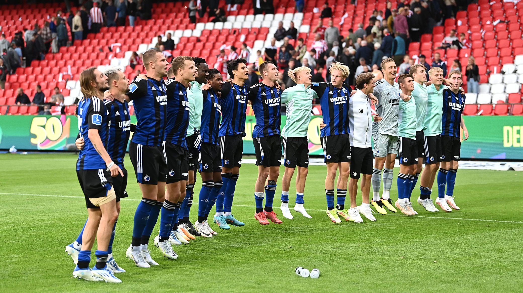 Jubel efter sejren Jubel efter sejren