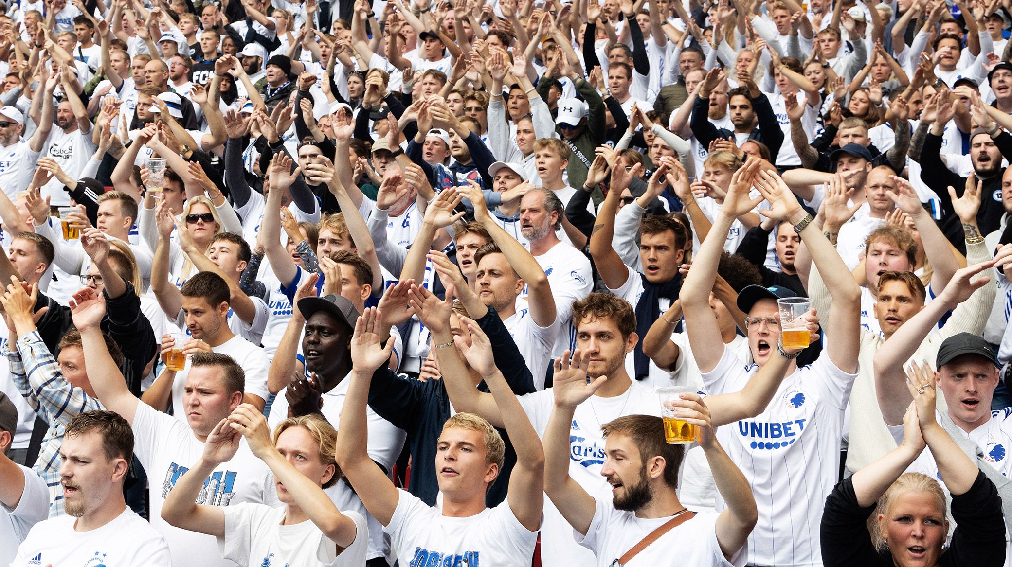 FCK-fans i Parken