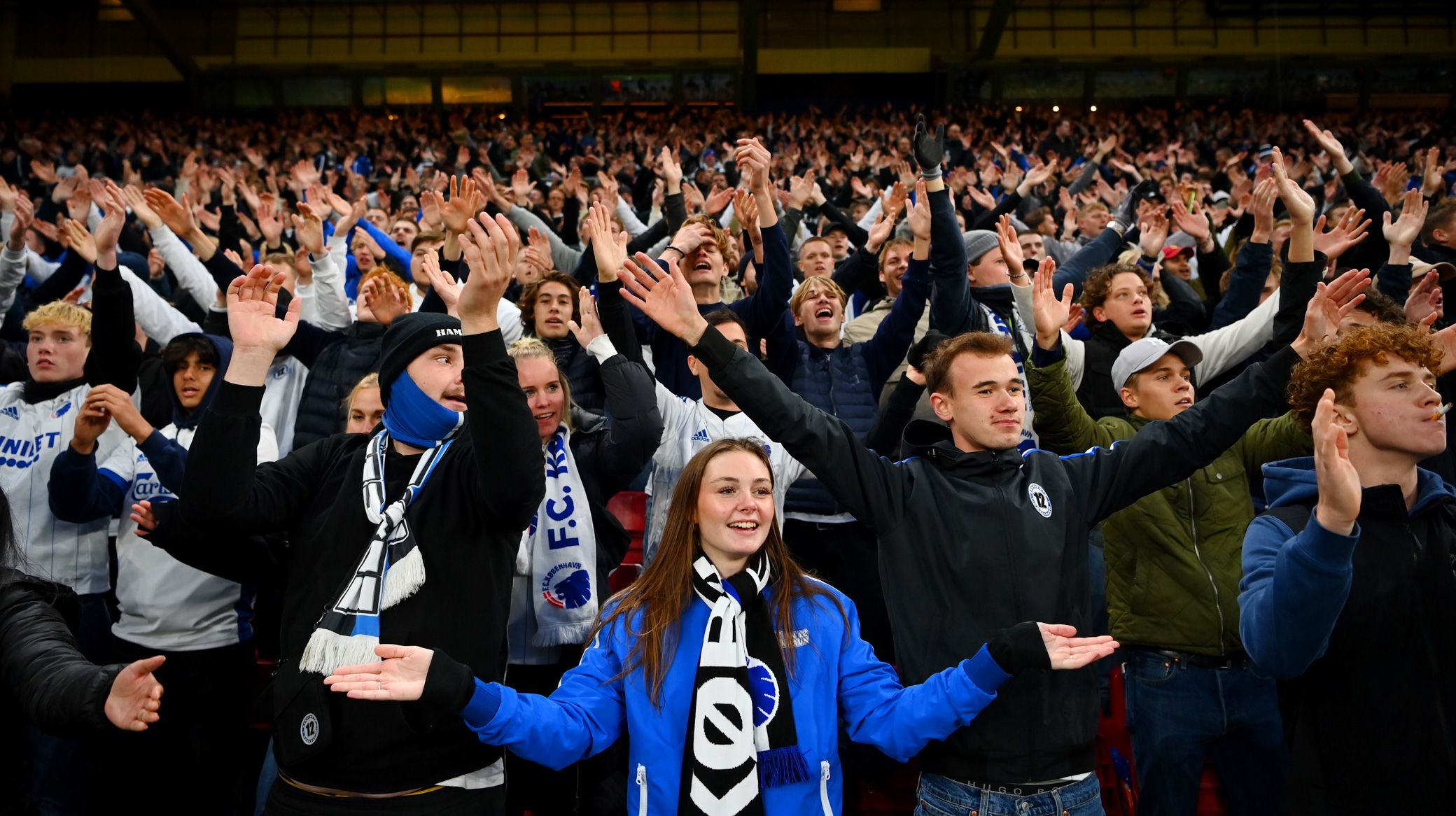 Hákon Arnar Haraldsson FCK-fans i Parken