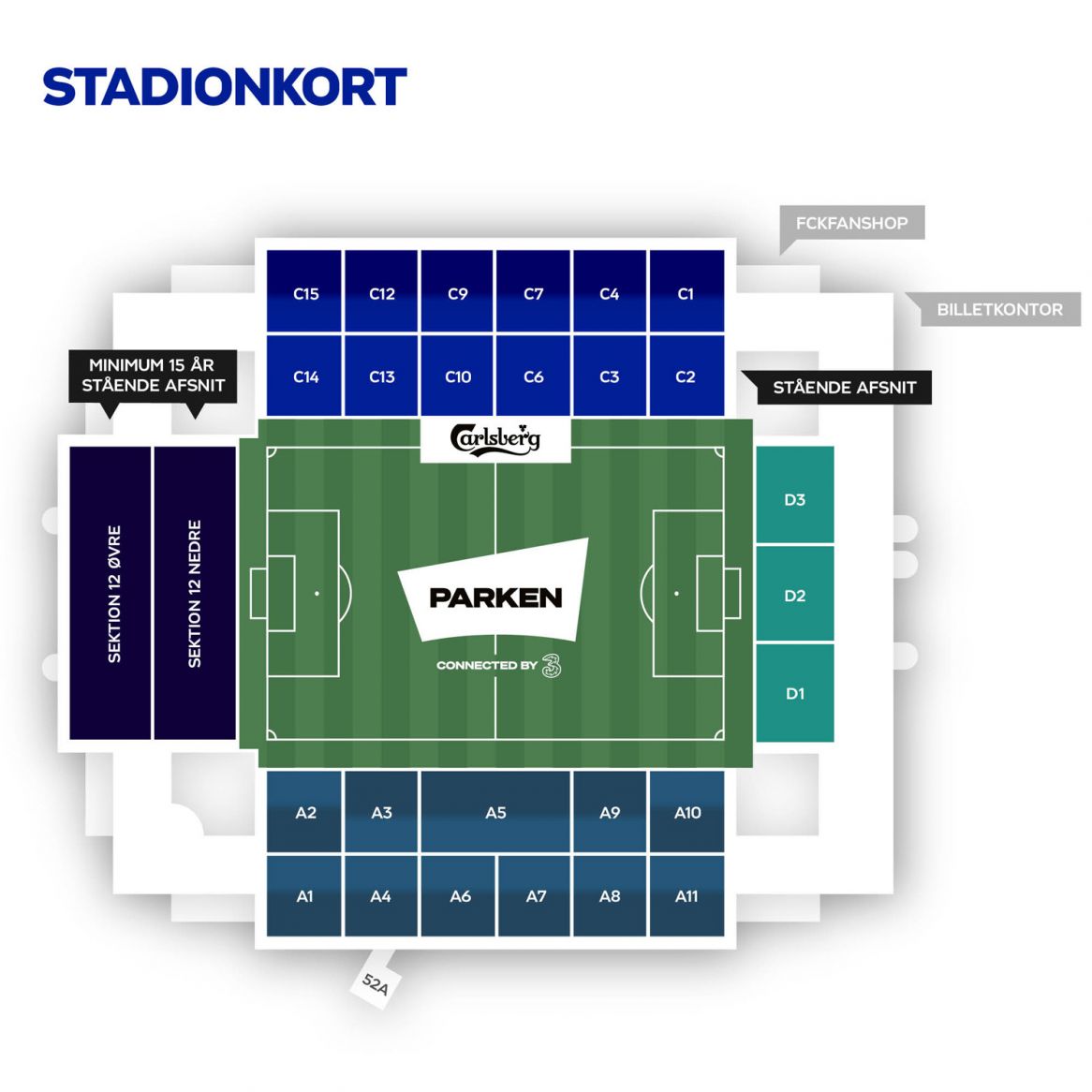 personale Skinne fløde FCK billetter | F.C. København