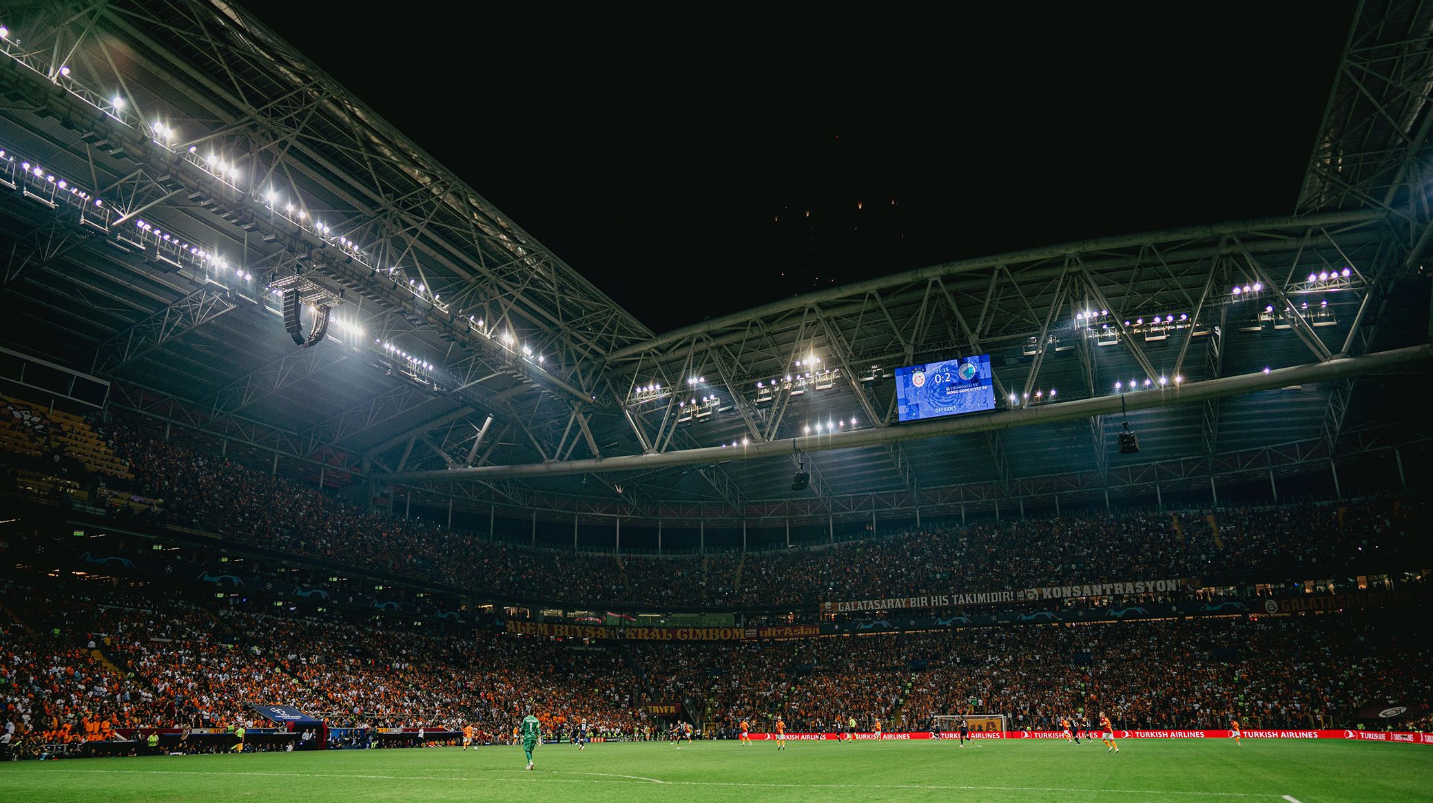 Galatasaray-F.C. København på Ali Sami Yen Spor Kompleksi i Istanbul