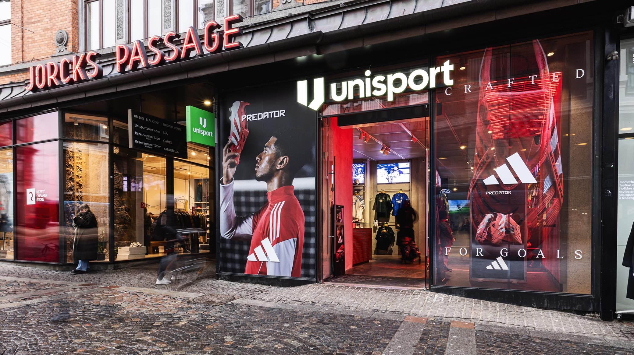 Unisport-butikken på Strøget