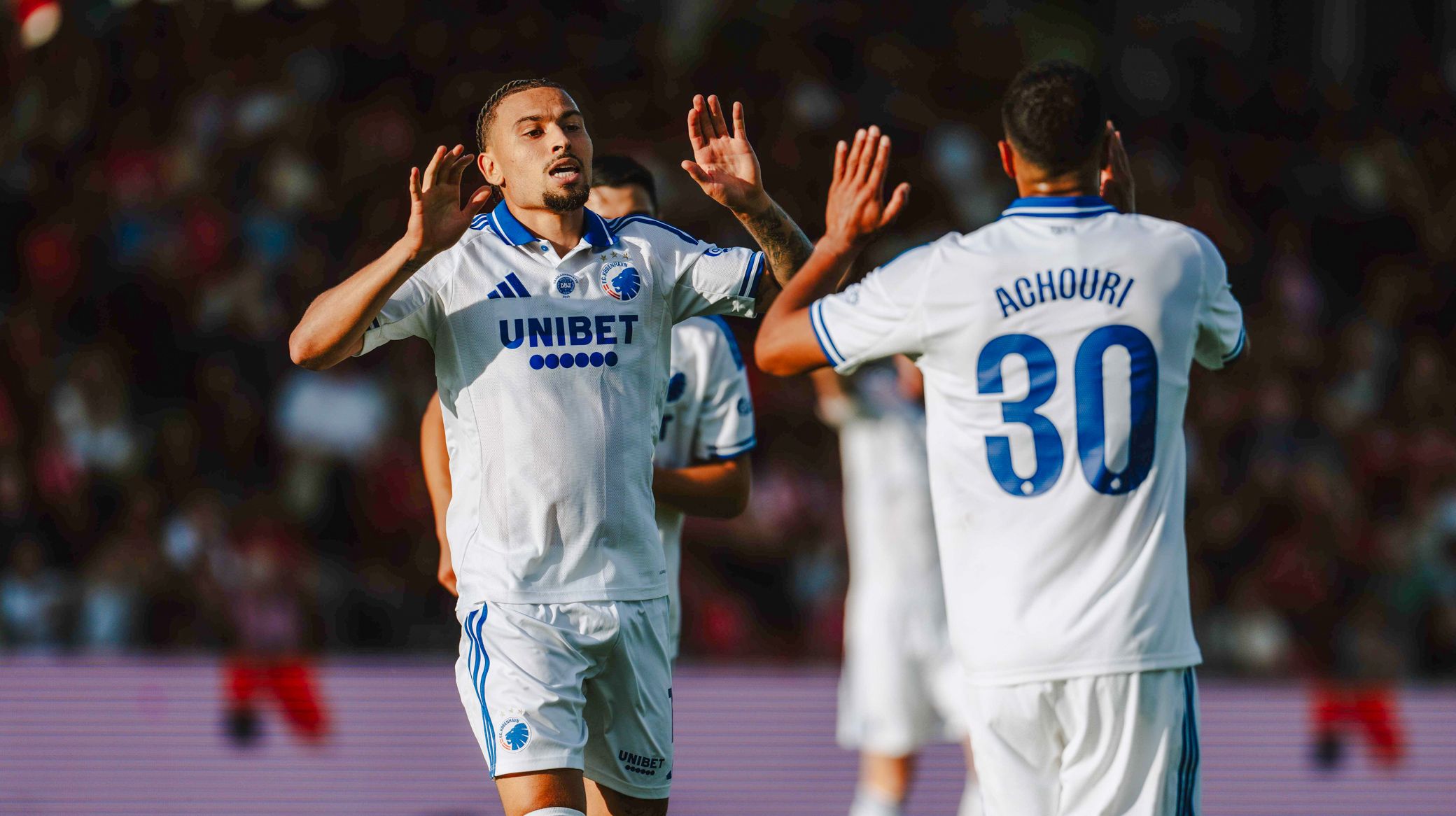 Jordan Larsson og Elias Achouri Jordan Larsson og Elias Achouri