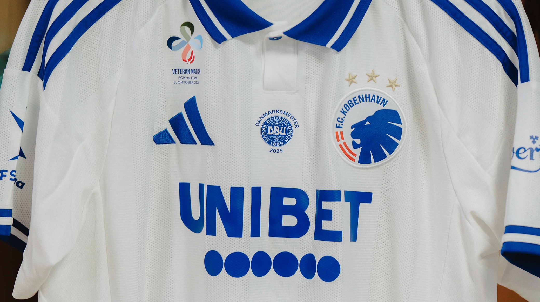 F.C. København-trøje med Veteran Match-logo