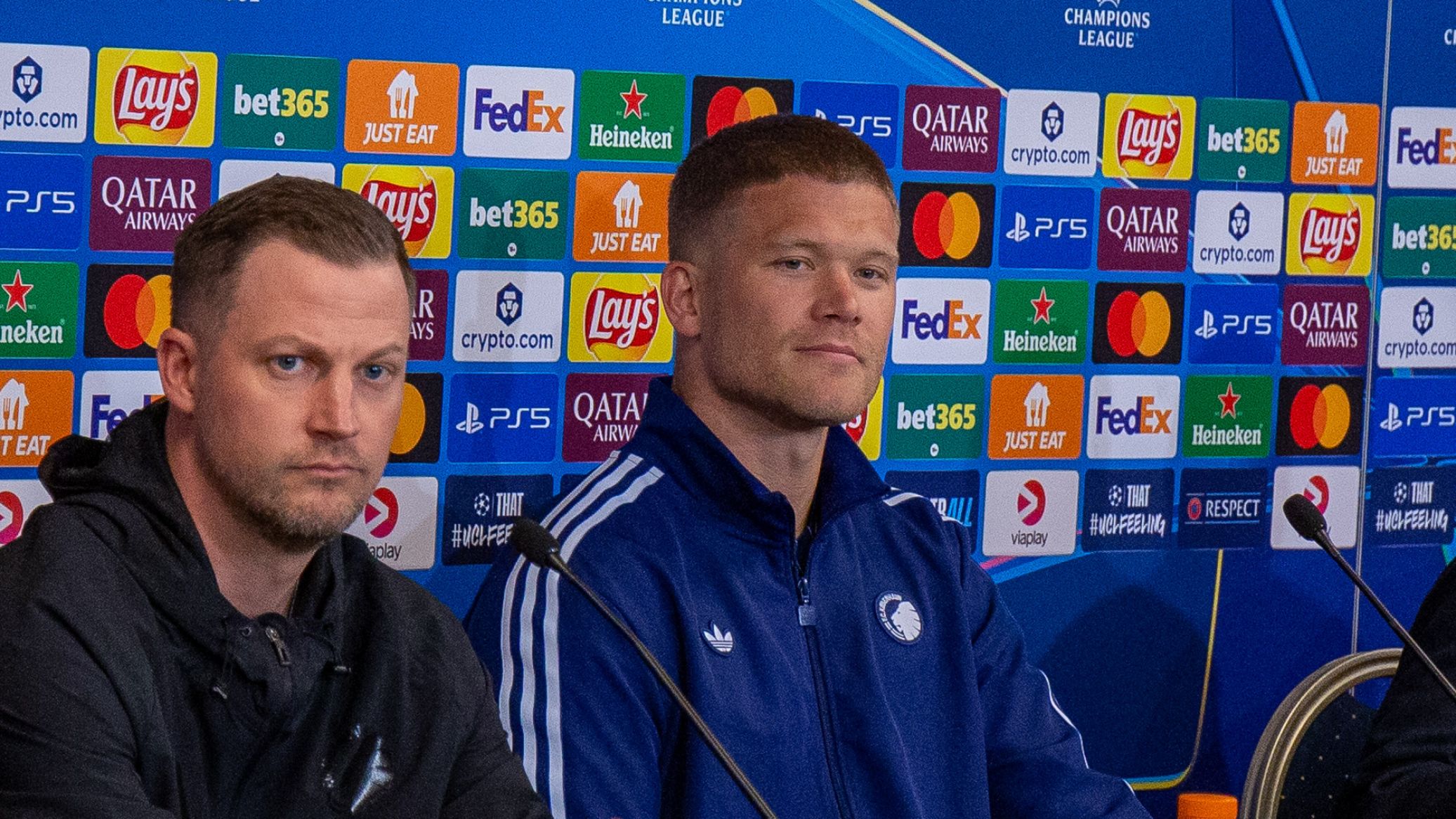 Jacob Neestrup og Andreas Cornelius