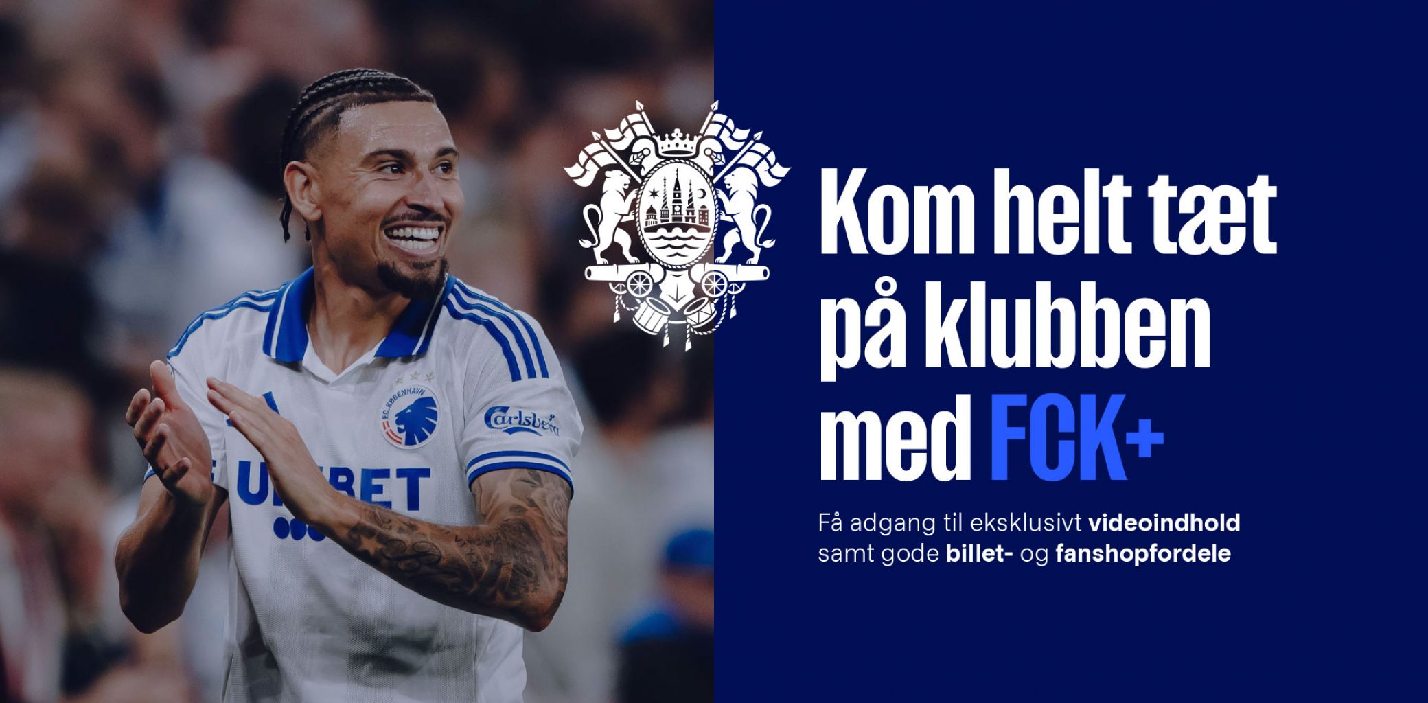 Kom helt tæt på klubben med FCK+