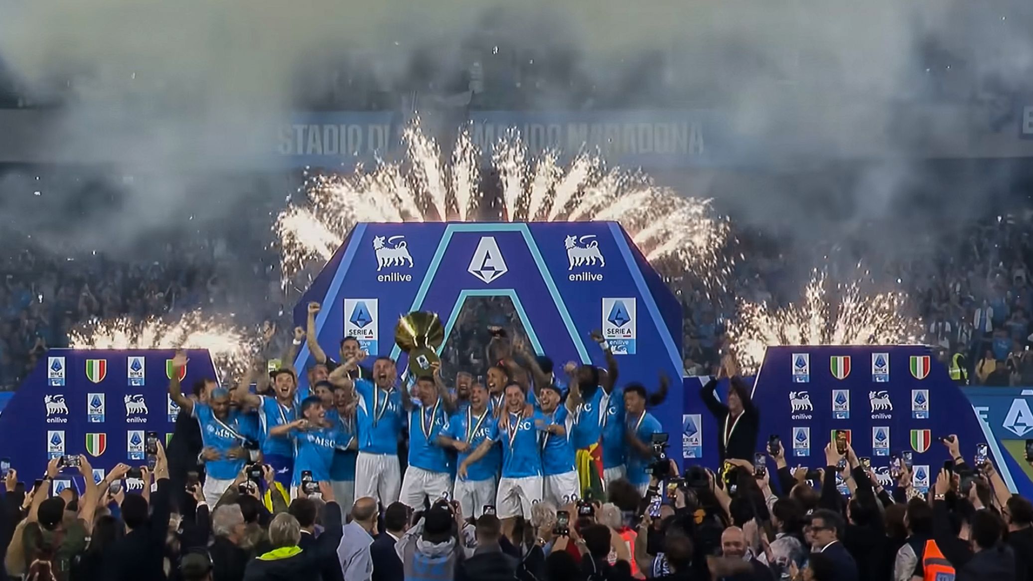 Napoli fejrer mesterskabet i 2024-25