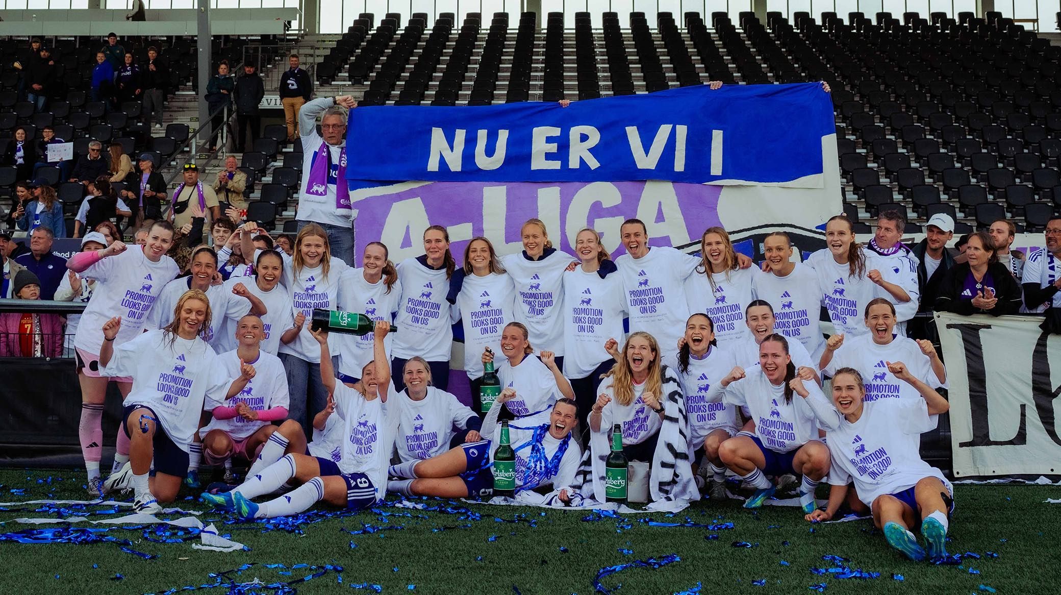 Løvinderne jubler over oprykningen