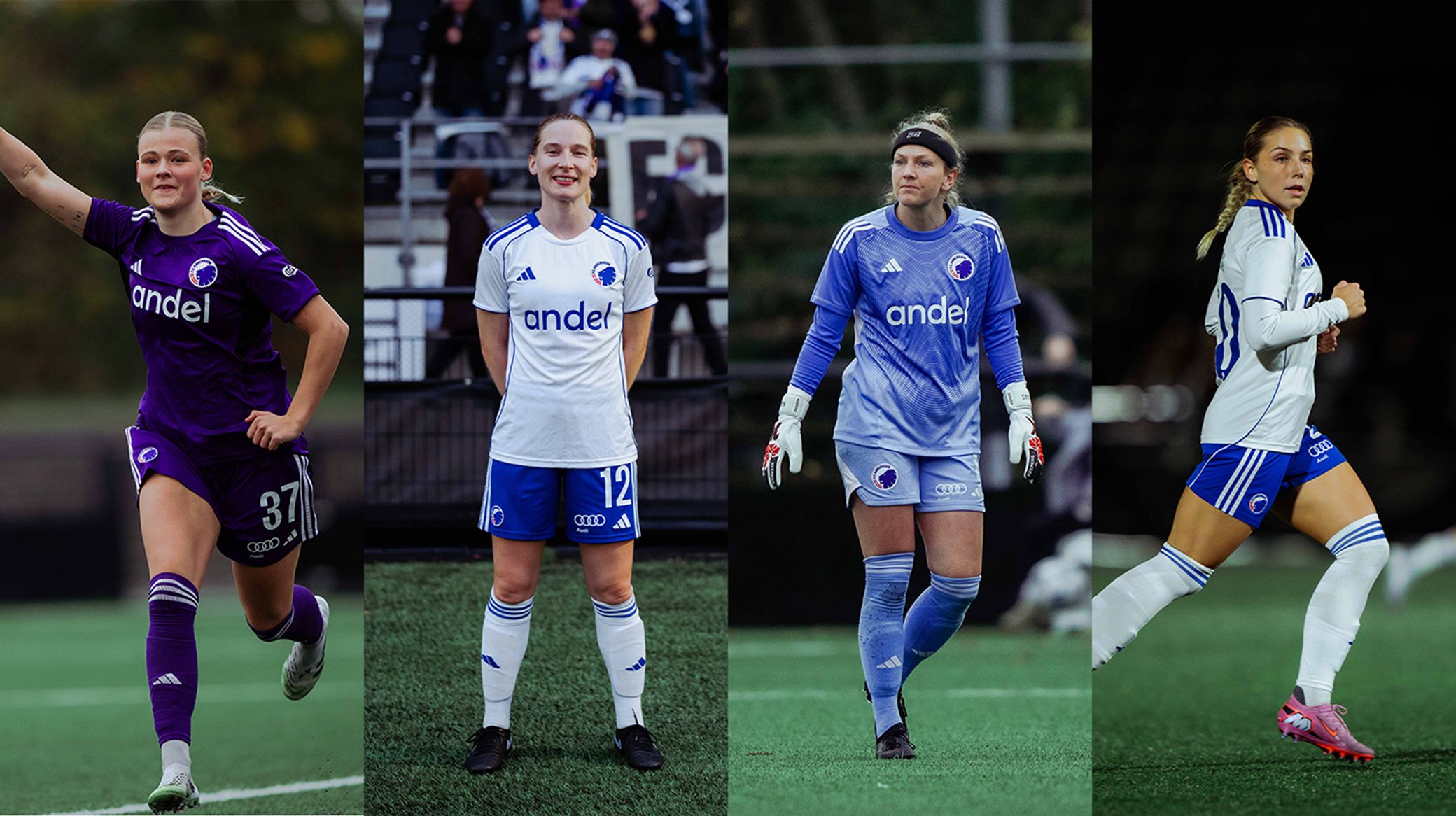 Thea Rhode, Laura Vervacke, Anna Kaas og Cecilie Byrnak