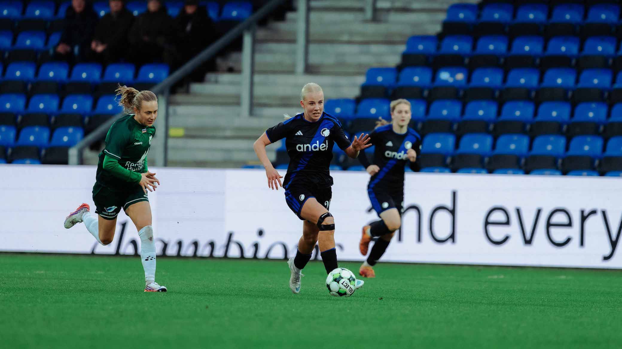 Josefine Svava i aktion i Hjørring