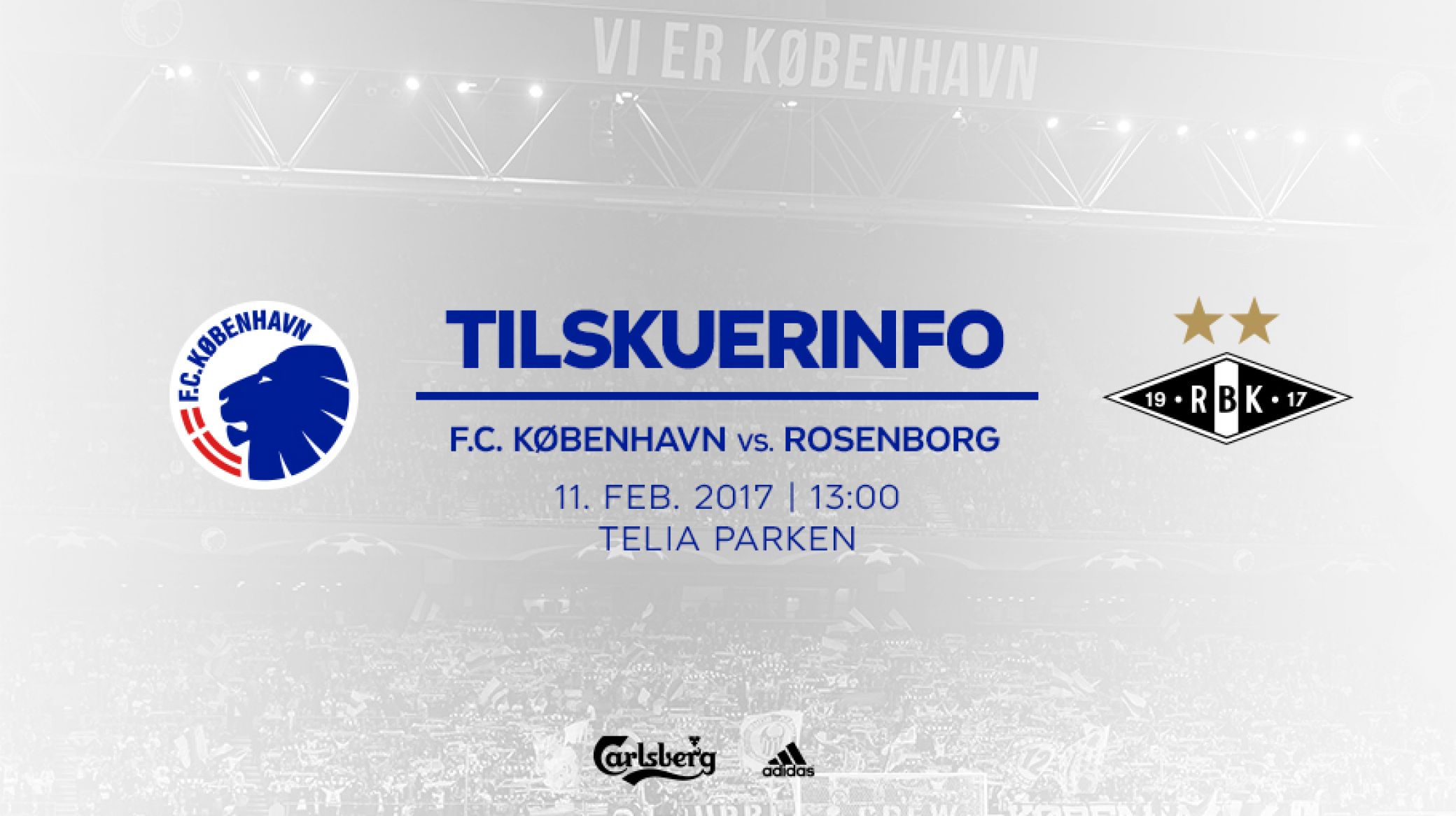 Tilskuerinfo om Rosenborg-kampen