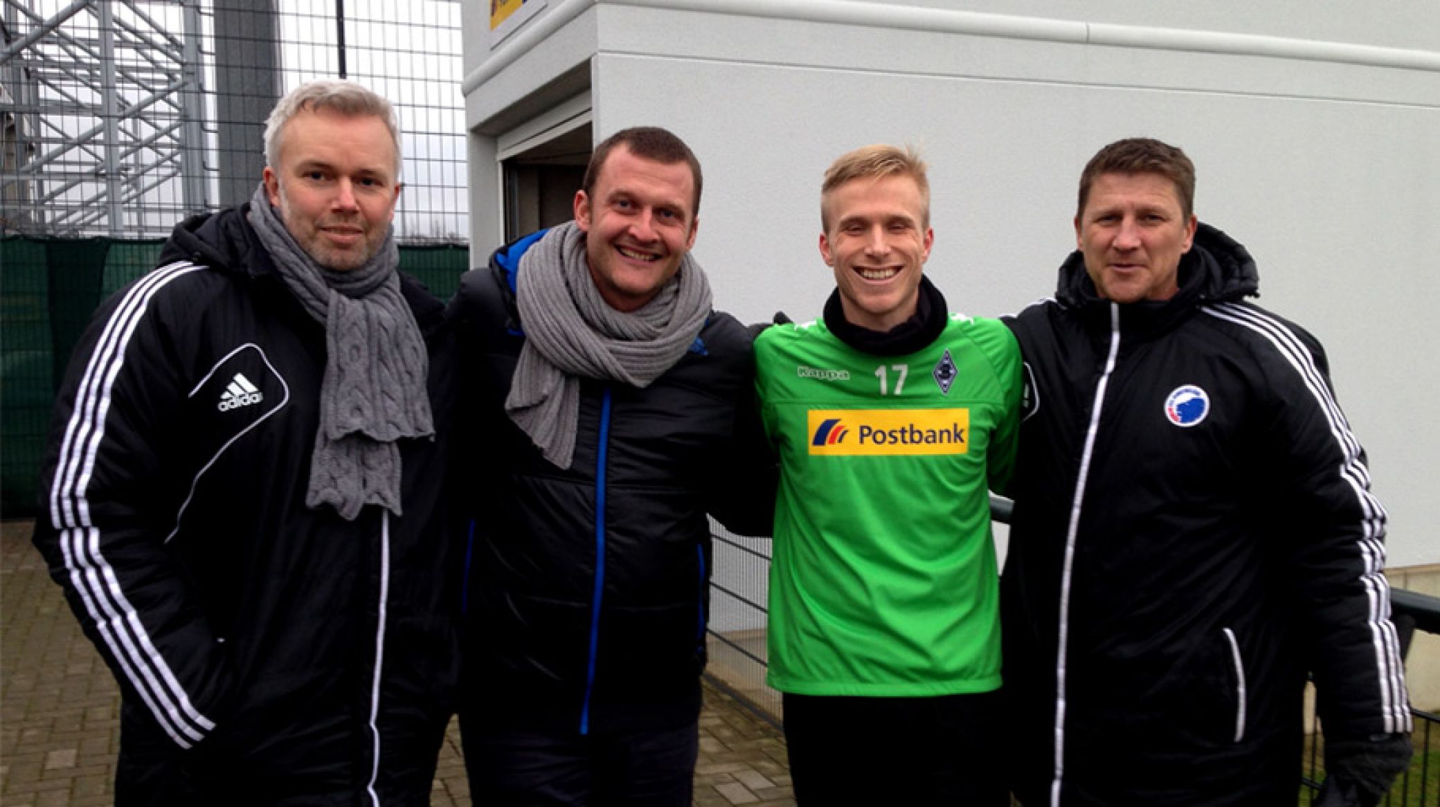 School of Excellence-trænere på Bundesliga-studietur
