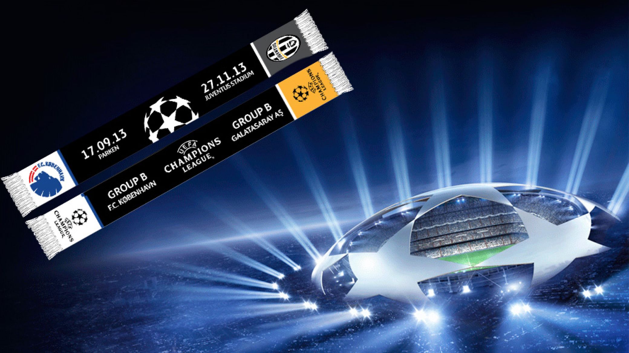 UEFA Champions League-halstørklæder i salg