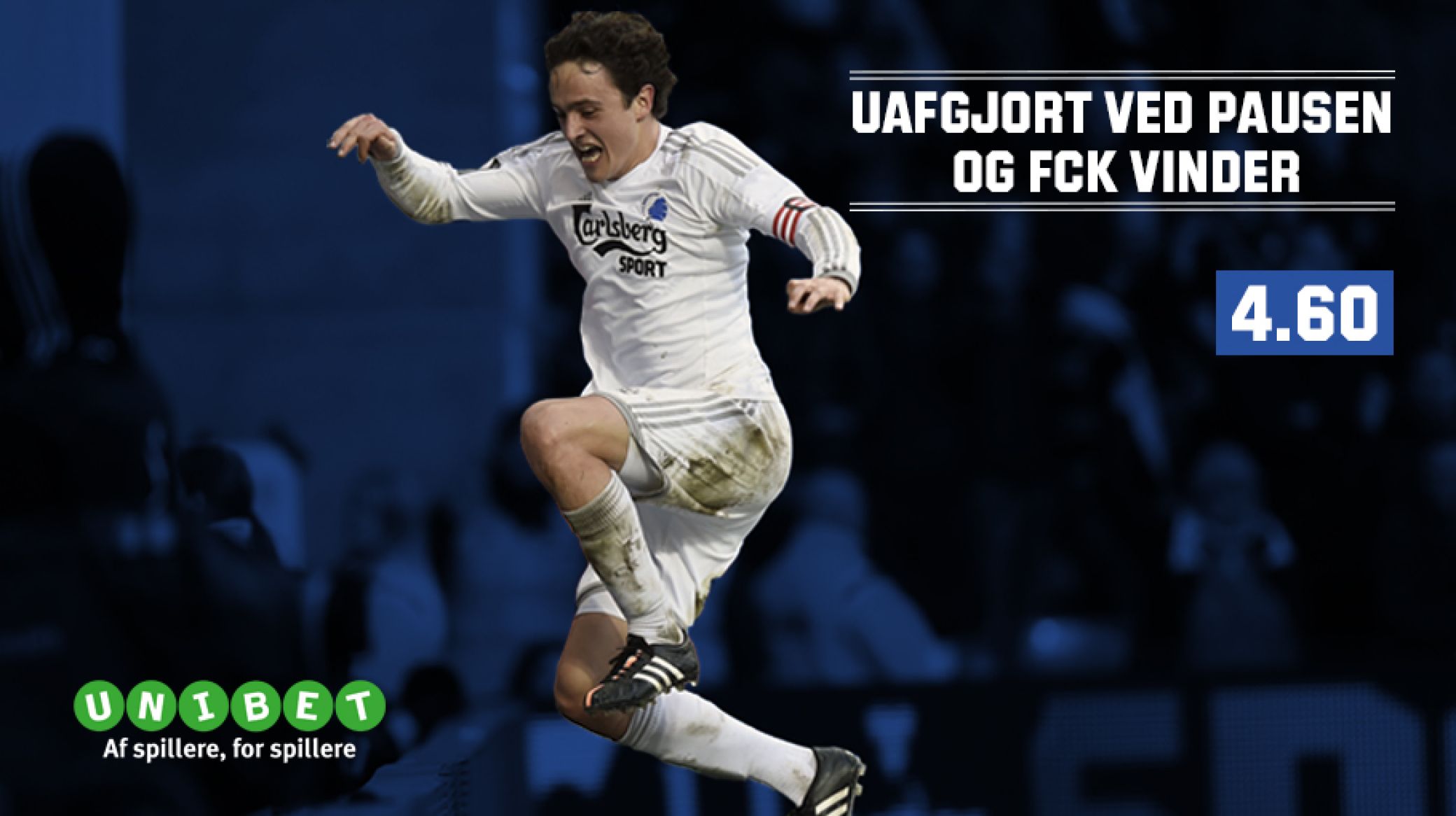 Uafgjort ved pausen og FCK vinder til odds 4.60