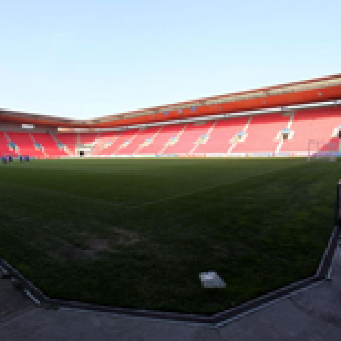 Training at the Eden Stadium