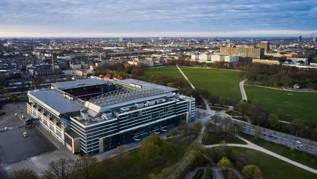 Telia Parken, luftfoto