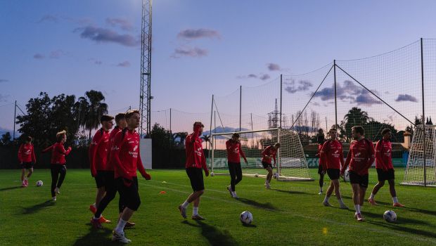 SK Brann-truppen på træningsbanen i Marbella Football Center