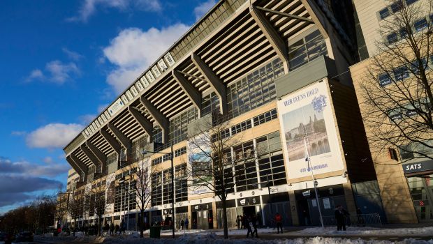 Parkens C-tribune set fra Øster Alle