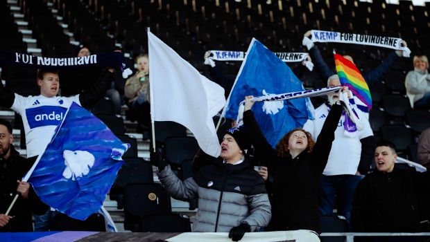 F.C. København-fans i Vanløse Idrætspark