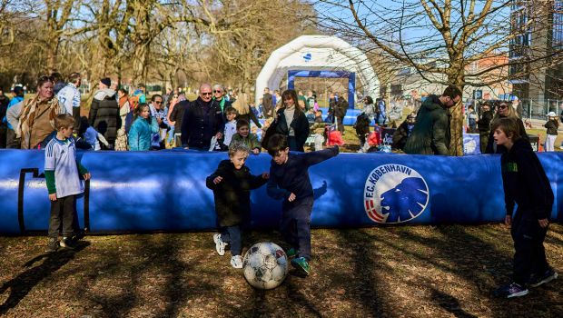 Familiezone i Fælledparken bag Parkens Familietribune