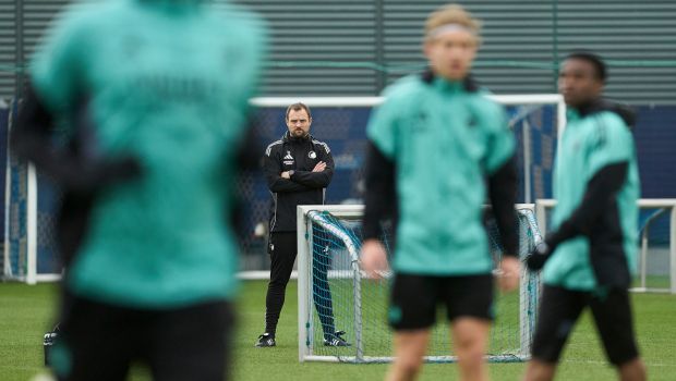 Bo Svensson på træningsbanen på Nummer 10