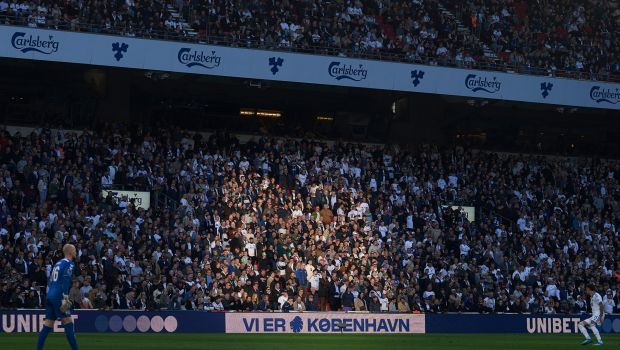 Nedre C-tribunen i Parken