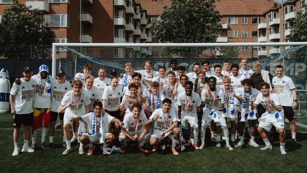 Holdfoto af de danske U19-mestre 2025/26