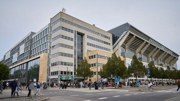 Hjørnet af Parken set fra Øster Alle