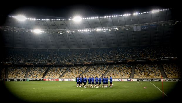 Træning på Olimpiyskiy Stadion