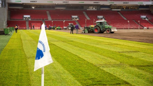 Parken får nyt græs