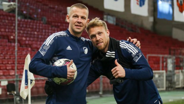 Denis Vavro og Nicolai Jørgensen