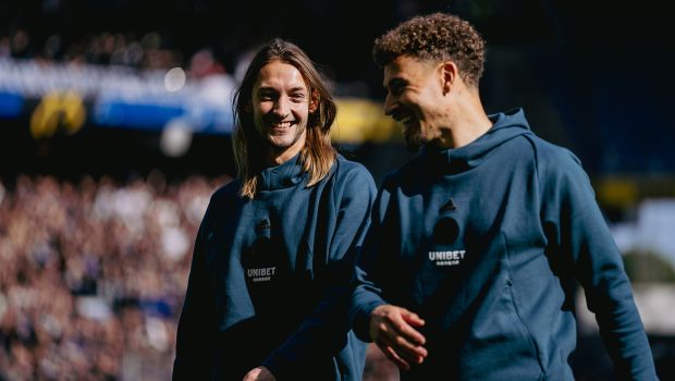 Rasmus Falk og Jordan Larsson i det nye adidas Z.N.E. fritidssæt