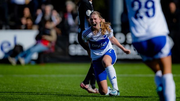 Jule Børkop jubler.