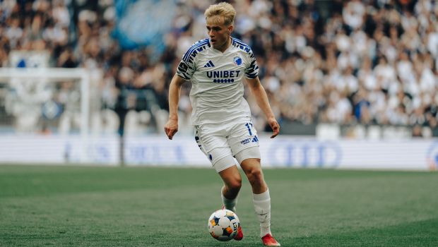 Victor Froholdt i aktion mod Brøndby