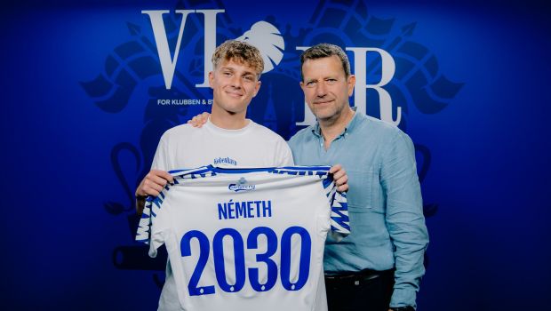 Hunor Németh og Sune Smith-Nielsen efter forlængelsen