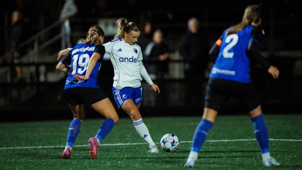 Emma Brandt i aktion mod HB Køge.