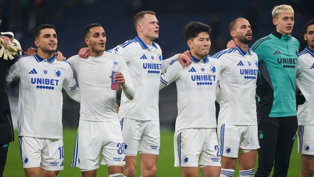 Spillerne jubler efter sejren