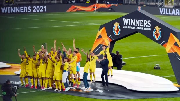 Villarreal fejrer Europa League-triumfen i 2021
