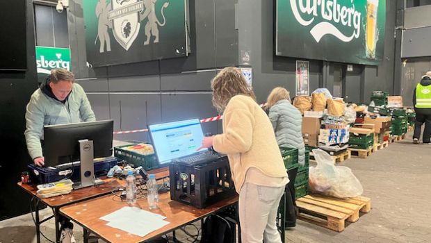 I påsken udleverede Stop Spild Lokalt 4,5 tons overskudsmad i Parken