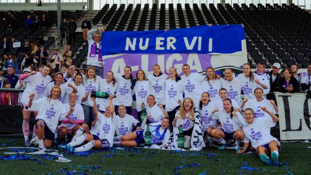 Løvinderne jubler over oprykningen
