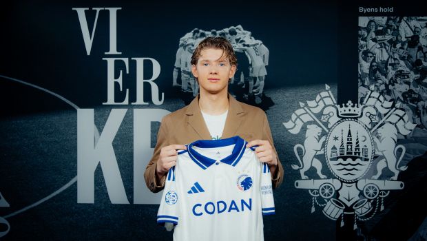 Xander Poulsen forlænger kontrakten med F.C. København