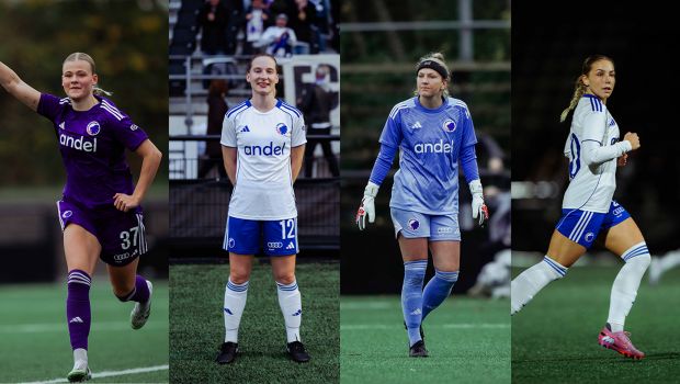 Thea Rhode, Laura Vervacke, Anna Kaas og Cecilie Byrnak