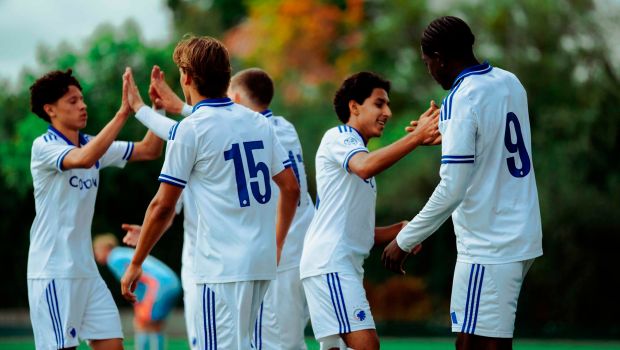 U17-jubel efter en scoring