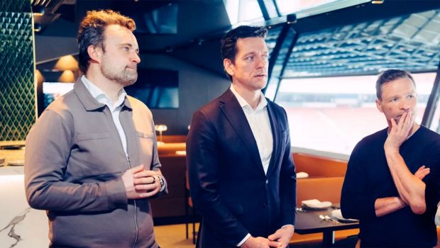 Frans Hammer, DIF, beskæftigelsesminister Kaare Dybvad Bek og beskæftigelsesborgmester Andreas Kiel fra Københavns Kommune