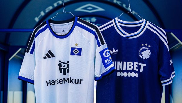 Hambruger SV- og F.C. København-trøjer