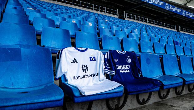 Hamburger SV- og F.C. København-trøjer